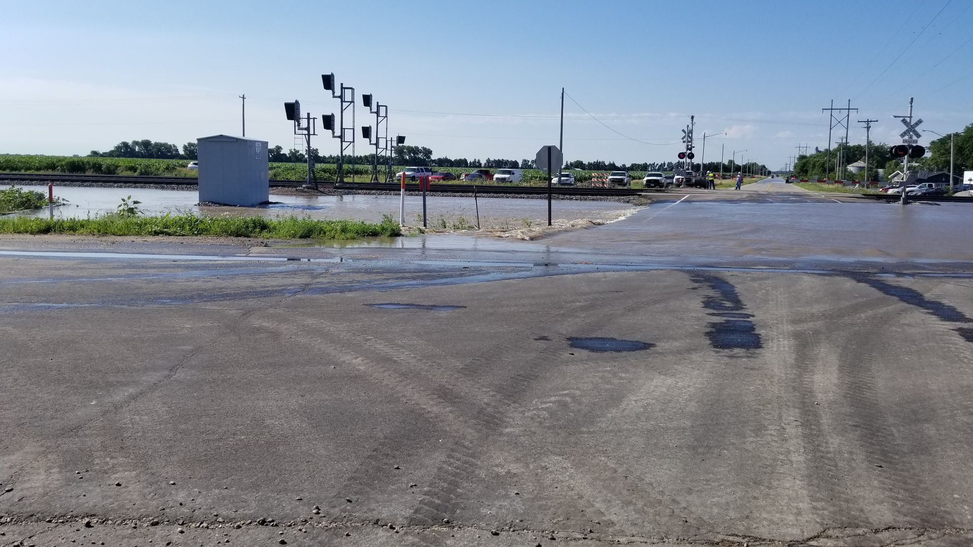 Flooding in Gibbon, Nebraska